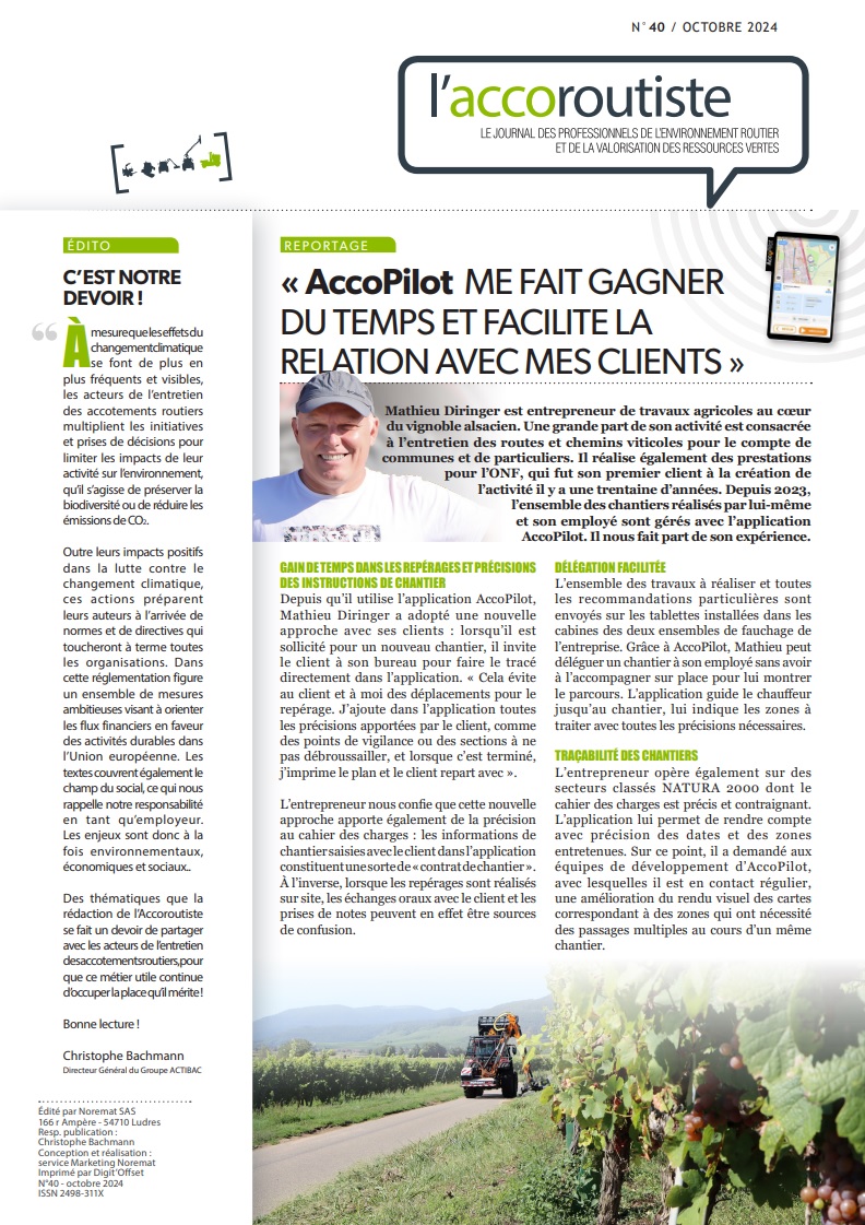 Magazine ACCOROUTISTE 40